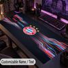 Großes Mauspadd Bayern München Benutzerdefinierter Name Text Personalisierte Schreibtischunterlage Rutschfestes Gaming-Pad