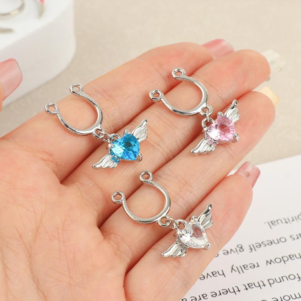 Nickel-free Faux Nipple 316L Surgical Steel Fake Nipple Ring Non Piercing Body Jewelry Non-Piercing