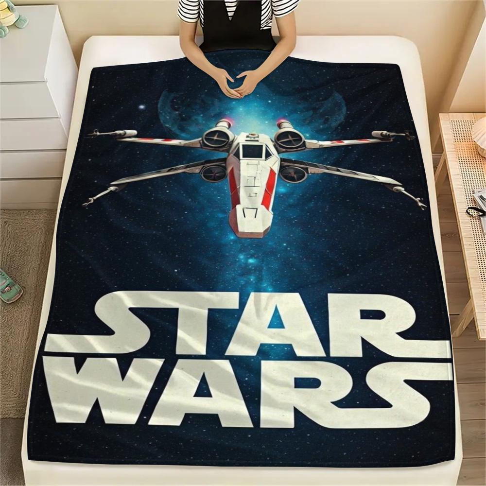 Darth Vader Black Poster Blanket Suitable For All Seasons Camping Trip Air Conditioning Blanket Digital Printing Sheet