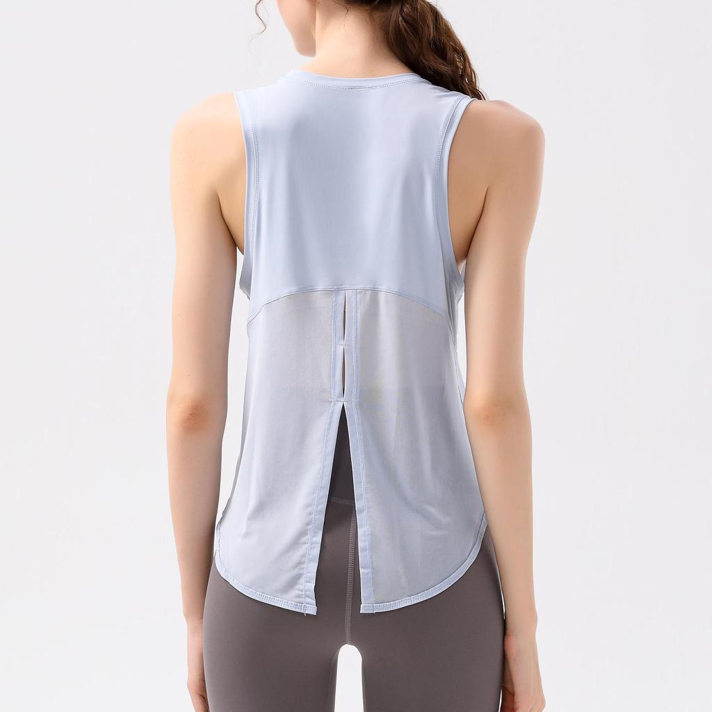 Women's Loose Fit Mesh Yoga Top - Breathable, Sweat-Wicking Sports Outerwear
