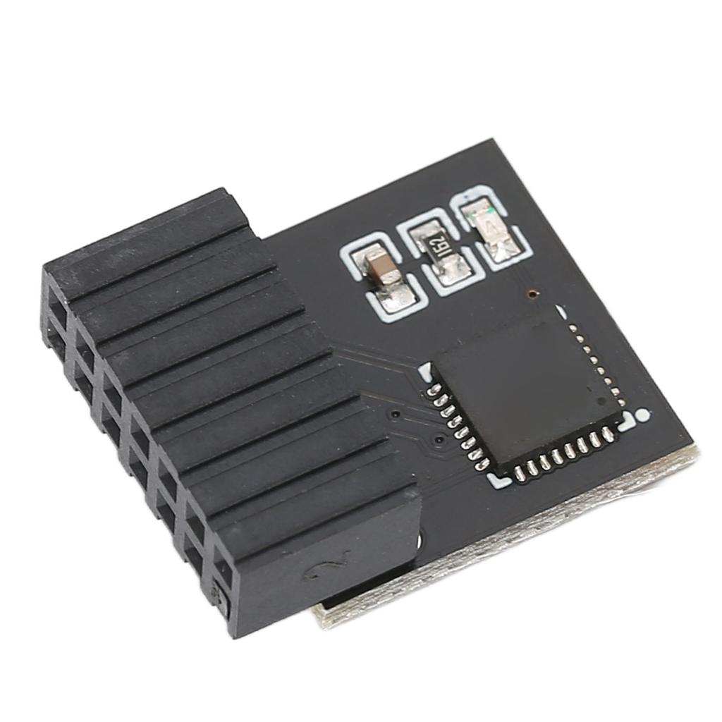 TPM 2.0 Encryption Security Module 14pin Strong Encryption TPM Processor Black TPM Module System Components for Asus
