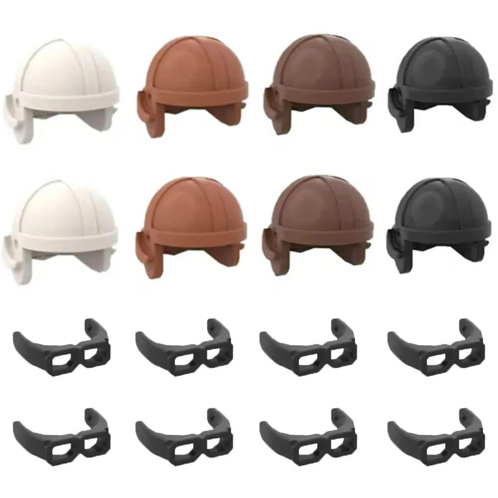 USSR USA UK Japanese Military Building Blocks Accessories Character Soldier Helmet Toy Hats And Helmets Mini Brick Army S022 DIY