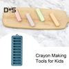 Silicone Chocolate Mold Ice Cube Tray 20ml Capacity Easy Release with Hanging Hole Homemade Crayon Candy Making Tools