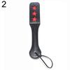 Sex Double-deck Slave Paddle Butt Whip Faux Leather Spanking Flogger Bondage