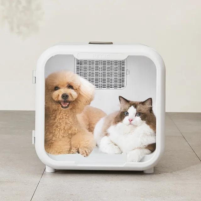 

66L Pet Dog Hair Dryer Cat UV Sterilization Drying Box Автоматически отключает шум Pet Hair Dryers для ухода за кошками и собаками