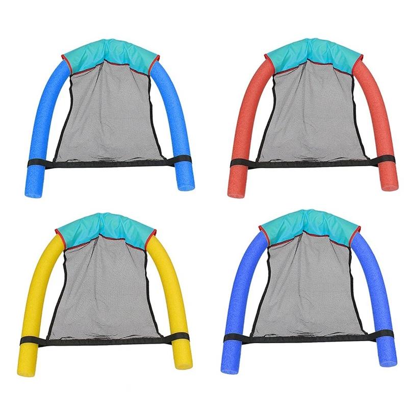 Floating Pool Water Hammock Pool Float Lounger Kid Adult Durable Swim Ring Bed Net Cover Pool Noodle Chair Swimming Accessories