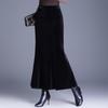 Eleganter High Waist Gold Samt Meerjungfrauenrock
