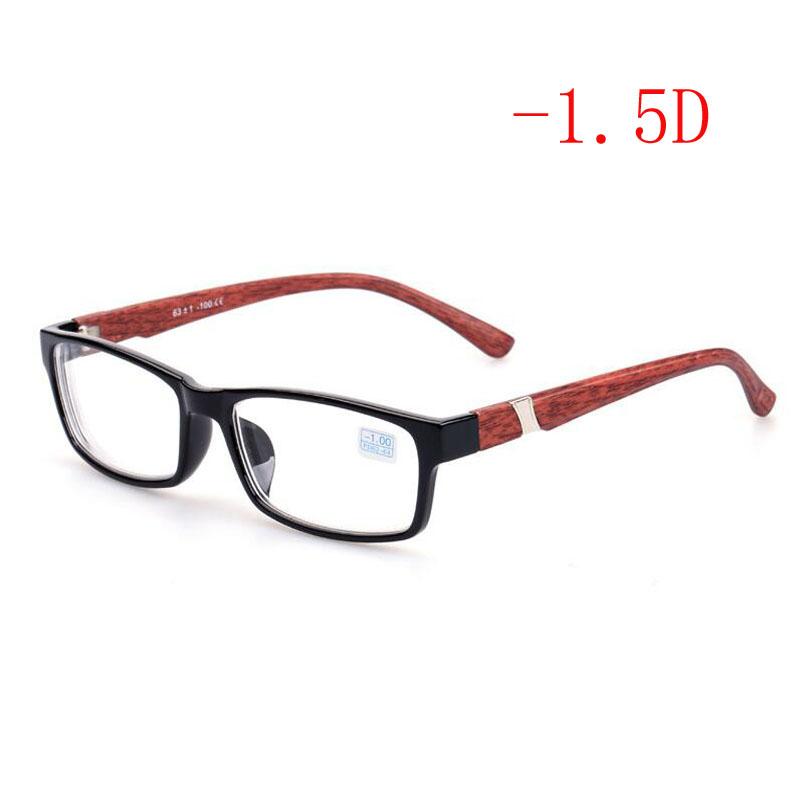 -1 -1.5 -2 -2.5 -3 -3.5 -4 -4.5 -5 -5.5 -6.0 Plastic Frame Resin Lens Finished Myopia Glasses Men Women Shortsighted Eyeglasses