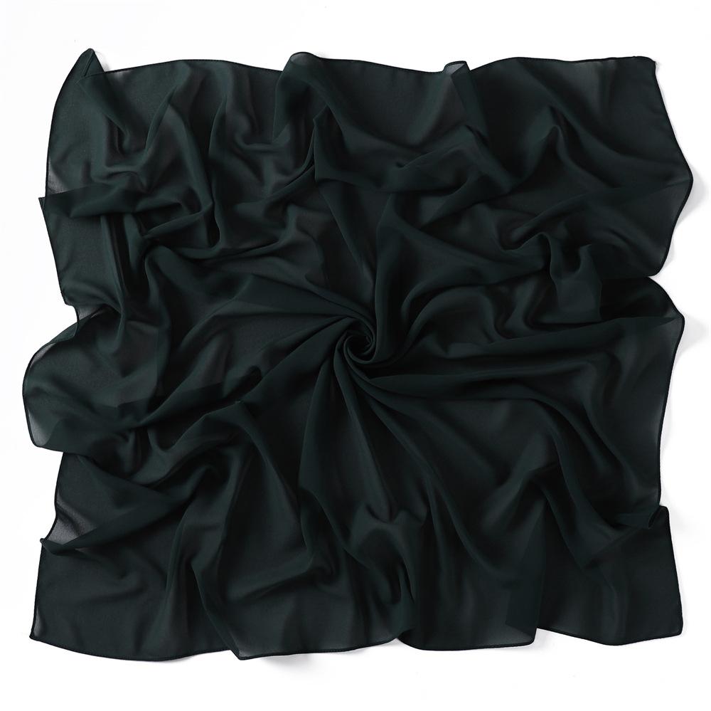 Solid Pearl Chiffon Women Scarf New Summer Girls Sunscreen Thin Scarves Soft Shawl Foulard Viscose Spring Lady Wrap Shawls