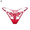 Mutandine slip a vita bassa con perizoma sexy in pizzo a forma di farfalla da donna