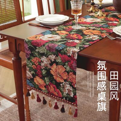 American Decorative Tablecloth Ethnic Pastoral Atmosphere Table Flag Household Tablecloth Rectangle