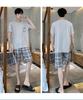 Men's Summer Modal Pajama Set: Korean Style Short-Sleeved Top and Shorts for Teens and College Students