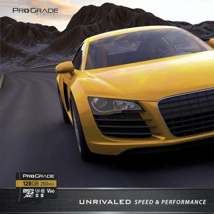 Prograde digital carte mémoire microsdxc v60 128 go