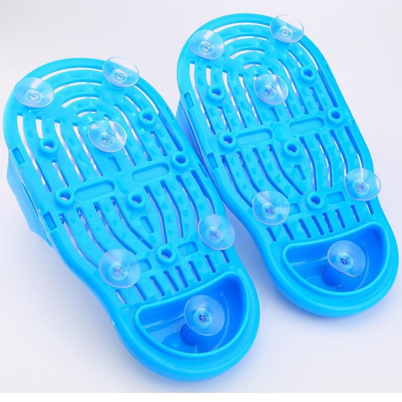 1PCS Shower Foot Scrubber Massager Cleaner  Spa Exfoliating Washer Wash Foot Repair Slippers Bathroom Foot Brushes Remove Dead Skin