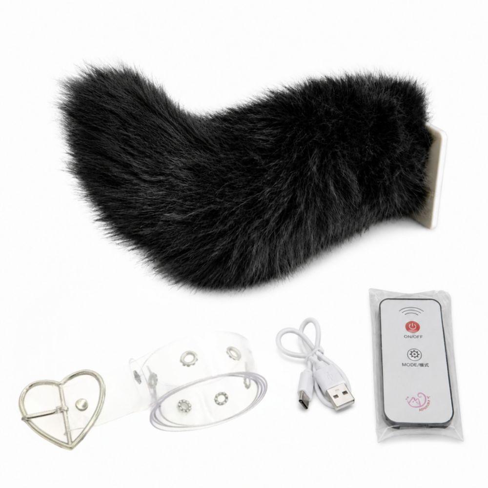Voice Control Role-playing Belt Plush Electric Tail  Halloween Cosplay Performances, Etc