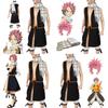 Premium Fairy Tail Natsu Dragneel Cosplay Costume Set With Stylish Scarf And Skirt
