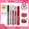 Colorkey Lip Gloss: Water Light Film-Forming Mirror Finish, Ideal for Students, Matte Velvet Lipstick