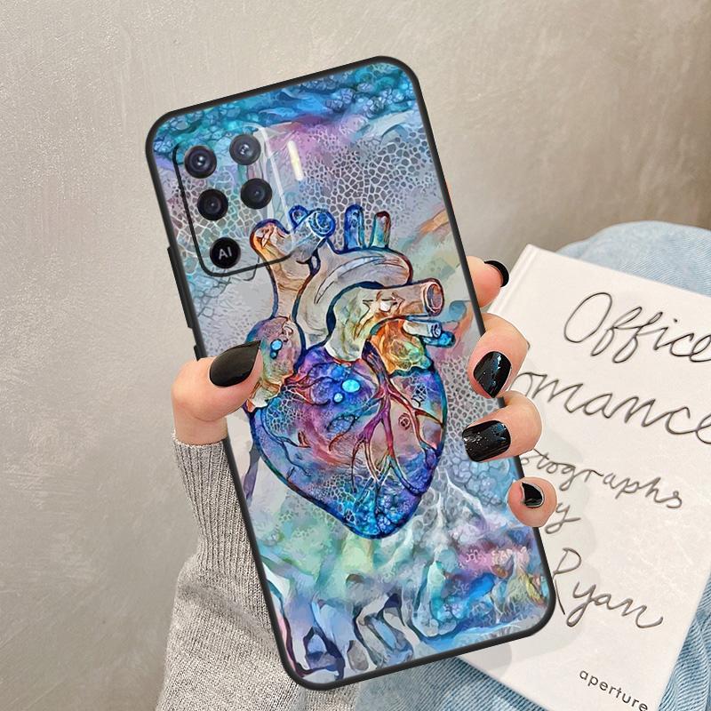 

Human Anatomy Heart Art Case For Oppo A5 Pro A15 A17 A57 A77 A94 A74 A54 A16 A76 A96 A40 A60 A80 A18 A38 A58 A78 A98 OPPO A94 5G