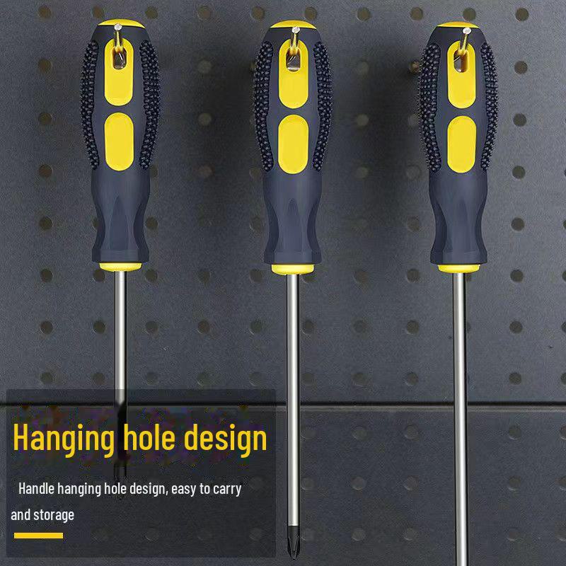 Strong Magnetic Multi-Function Screwdriver with Non-Slip Rubber Handle
