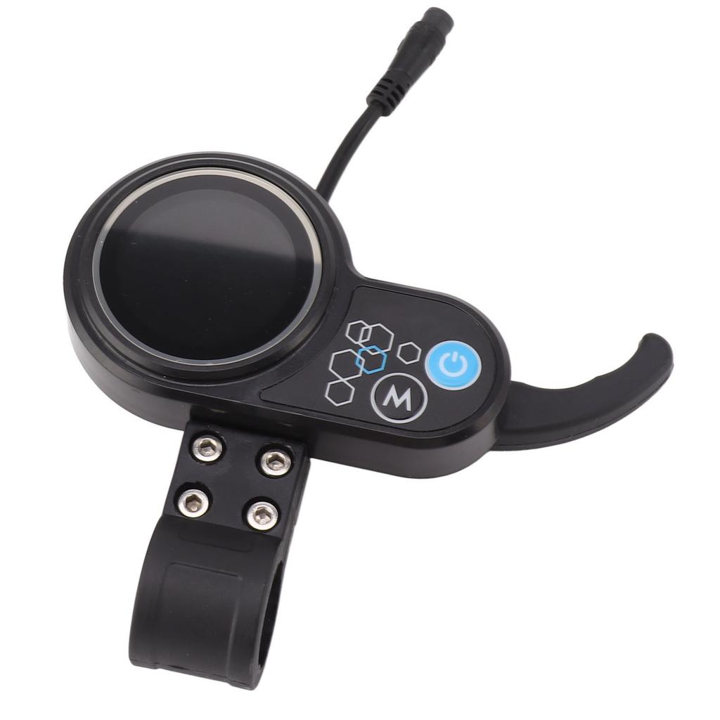 Elektroroller Display Panel Wasserdicht 6-Pin Stecker Elektrofahrrad LCD Display Panel mit USB-Anschluss