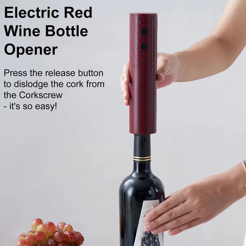 Electric Wine Opener Automatic One-click Button Corkscrew Remover Rechargeable Wine Opener for Home Kitchen Party Wedding