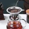 3 pcs sets Reusable Mesh Coffee Drip Filter Pour Stainless Steel Coffee Dripper Pour-over coffee funnel for Single Cup Brew