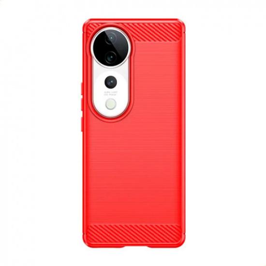 Phone Case For Vivo V40 Pro ,flexible Tpu Fiber Protective Cover For Vivo V40 Pro