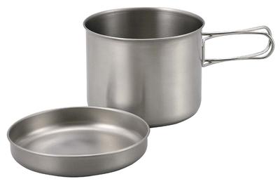 Captain Stag Barbekü Tencere ve Tabak Seti, Titanyum Kartuş Ocak Seti 820ml (M-9078)