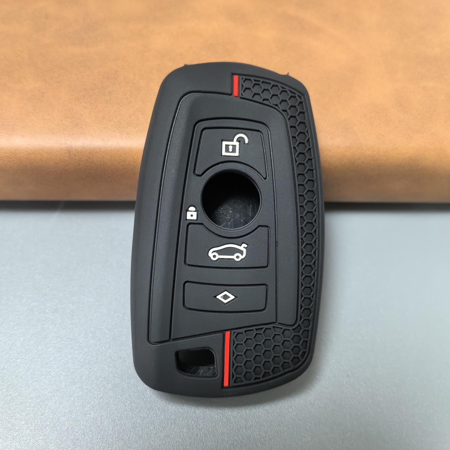 Silicone Key Cover for BMW 1-7 Series & X Series Models (320Li/320i GT, 525Li, X3/X4/X5)