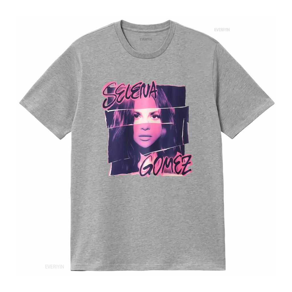 Rare Selena Gomez T Shirt Available In All Sizes Black Ng2070 Vintage Washed Casual Designer Clothes Versatile Fashion Unisex