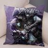 WOW Illidan Cushion Cover Decor Hot Game Hero Printed Pillow Covers for Sofa Home Pillow Case Super Soft Short Plush Pillowcase