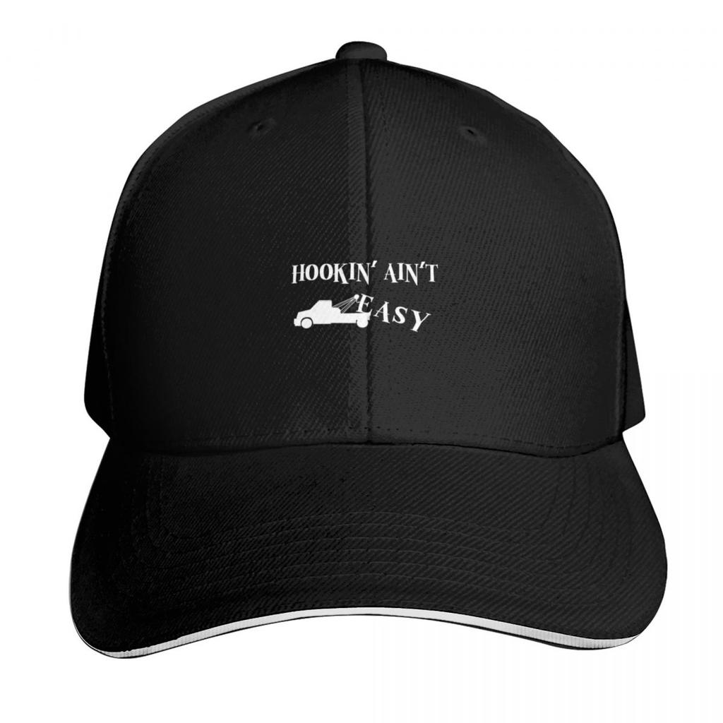 Funny Hookin Aint Easy Trucker Towing Repo Baseball Cap Golf Wear fun hats Hat Beach Unisexs Tennis Womens