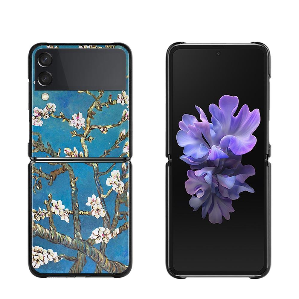 Zflip4 Phone Case For Samsung Galaxy Z Flip3 5G Cases for Samsung Z Flip 3 Zflip Coque Hard Shell Fundas Van Gogh Starry Sky Art