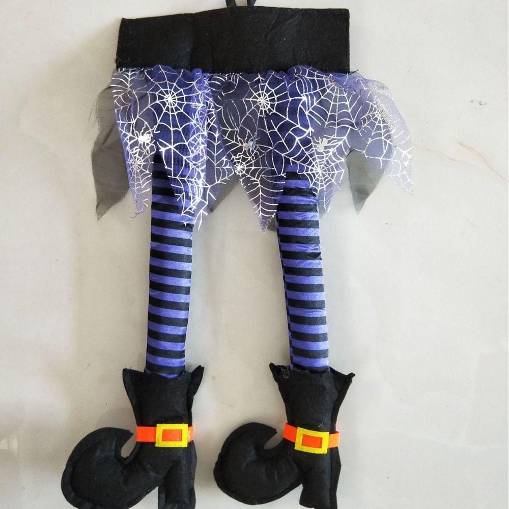 Witch Legs Witch Legs Ornament Long Leg Halloween Hanging Witch Legs Fashion Halloween Party