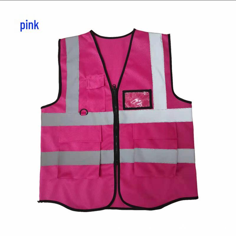 13-Color Functional Multi-Pocket Reflective Safety Vest