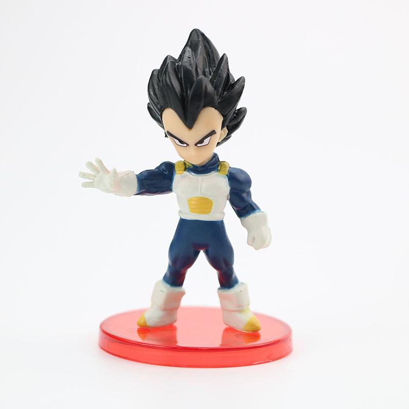 Anime Dragon Ball Super Saiyan Son Goku Action Figure Model Gifts Collectible Figurines for Kids 7cm 21 Pieces In A Set