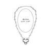 Fashion Gothic Thorn Heart Charm Choker Necklace for Women Men Hip-hop Punk Metal Chain Neckwear Fashion Party Jewelry