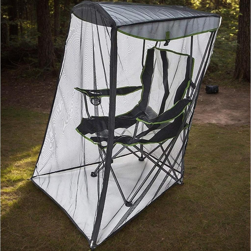 Patio Fly Netting Outdoor Clean Chair Tent Protective Waterproof Compact Sun Shade For Outside Backyard Fishing Backpacking