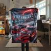 transportation vehicle truck Print Flannel Blanket,High quality Comfortable for All Seasons,Home Decor,Warmth and Comfort,Perfect for Christmas Gifts