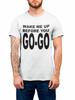 Mens Wake Me Up Before You Go Go T-Shirt Music Wham Fancy Dress 80s