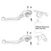 2011 2010 2009 2008 Motorcycle Brake Handle Clutch Lever CNC Aluminum Adjustable Clutch Brake Levers FOR Kawasaki Z750 2007-2012