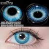 Eyeshare 1 Pair of Stylish Color Contact Lenses Bright Blue Soft Lenses Green Contact Lenses Annual Brown Glasses Lenses Gray Beauty Contact Lenses