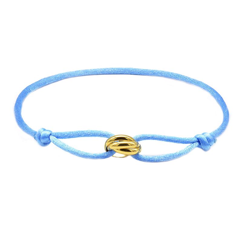 Simple Retro Lucky Woven Rope Bracelet For Women Men Temperament Trendy Luxury Circles Bangles Jewelry Accessories Gifts