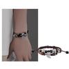 Herren Retro Mehrschicht Leder Baumblatt Armband - Handgewebt, Schlicht, Studentenfreundlich und Ideal für Paare.