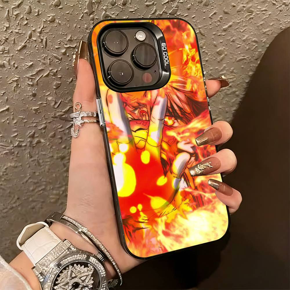 Hitman R-Reborn Tsuna S-Sawada Handyhülle Für iPhone 17,16,15,14,13,12,11 Plus,Pro Max,XS,Bunte Silber Schwarz Hülle