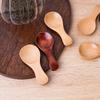 1 Stück Mini Holzlöffel Küche Gewürz Würzmittel Löffel Kaffee Zucker Teelöffel Kinder Kurzer Griff Holzschaufeln Heim Geschirr