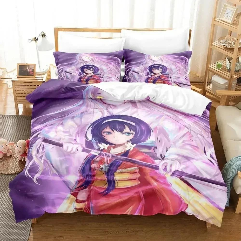 

3D Print Kawaii Girl Kyouka Bedding Set Single Twin Full Queen King Size Bed Set Adult Kid Bedroom Duvet cover Sets 70x133cm 2pcs