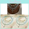 Summer Boho Starshaped Beaded Necklace With Shell Accents For Women