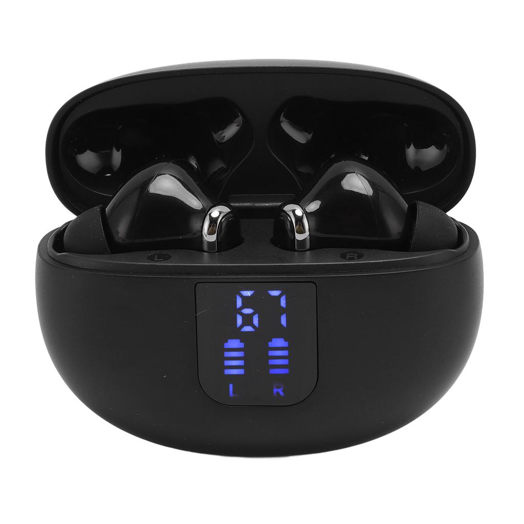 Wireless Earbuds Digital Display Noise Reduction EQ Equalizer   Battery Life   5.4 Headphones with Charging Case