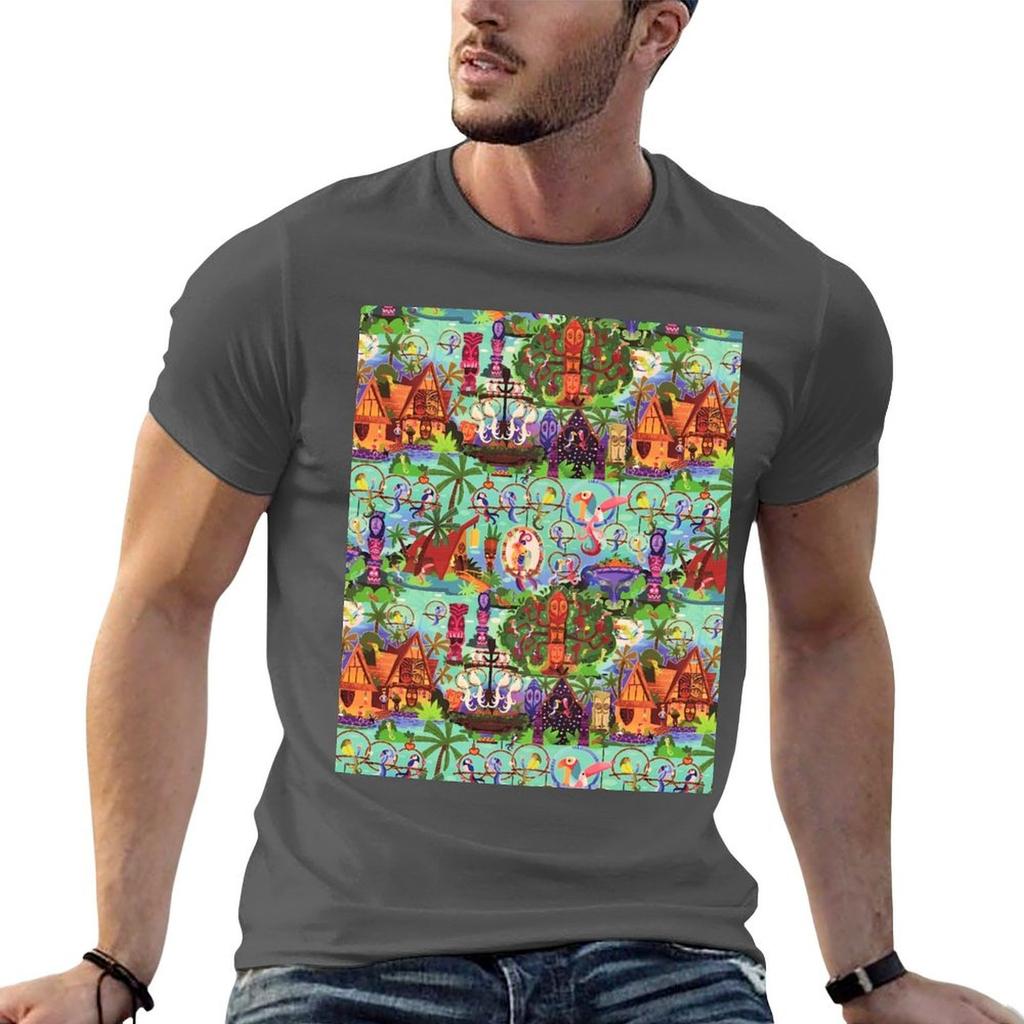 The Original Enchanted Tiki Room Collage Tshirt Personalized Tshirt Blacks Shirts Graphic Tee Unisex